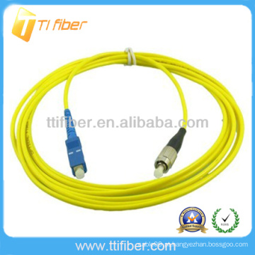 SC / UPC-FC / UPC SM SX Cabo de conexão de fibra óptica (ponte de fibra)